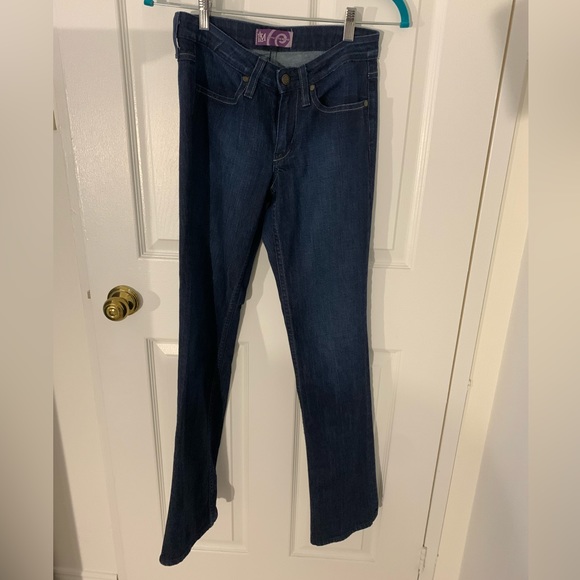 Little in the Middle Straight Leg Blue Denim Jeans Size 4 - Picture 1 of 6